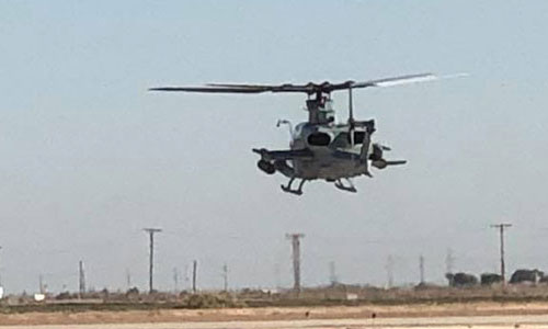 helicóptero del Cuerpo de Marines de EEUU Un helicóptero del Cuerpo de Marines de EEUU se estrella en California